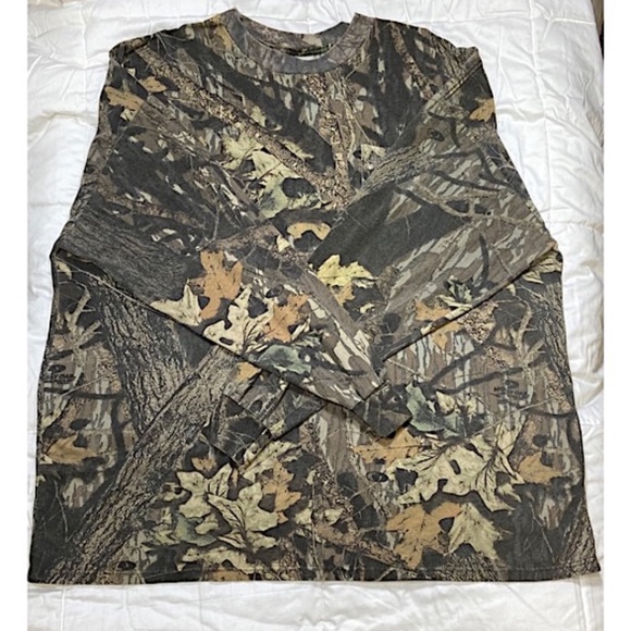 Jerzees Mossy Oak Break Up Long Sleeve Shirt Size 3XL - Picture 3 of 9